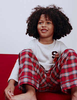 Kids' Spencer Bear&trade; Family Christmas Pyjamas (1-16 Yrs)