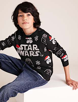Star Wars™ Christmas Jumper (6-16 Yrs)
