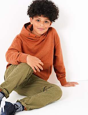 Cotton Rich Garment Dyed Hoodie