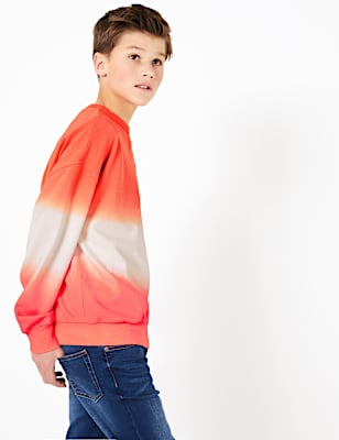 Dip Dyed Slightly Oversized Sweatshirt