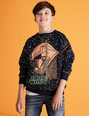 Cotton Rich Star Wars™ Sweatshirt (6-16 Yrs)