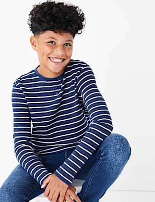 Cotton Ribbed Top (3-16 Years)