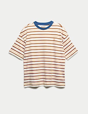 Pure Cotton McLaren&trade; Striped T-Shirt (6-16 Yrs)