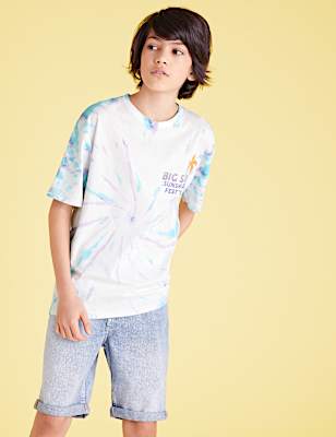 Organic Cotton Tie Dye T-Shirt (6-16 Yrs)