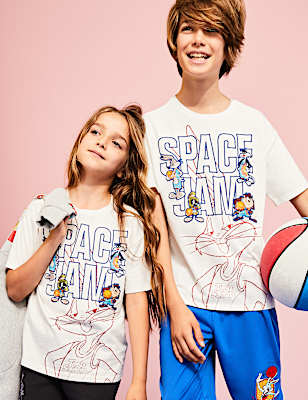 Space Jam: A New Legacy&trade; Cotton T-Shirt (6-16 Yrs)
