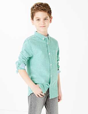 Cotton Oxford Shirt (6-16 Yrs)