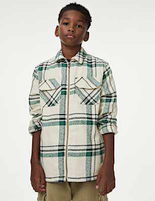 Pure Cotton Checked Shirt (6-16 Yrs)