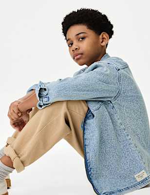 Denim Zip Shirt (2-16 Yrs)