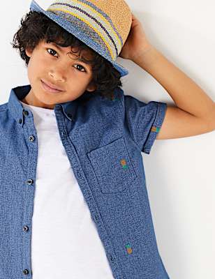 Cotton Pineapple Shirt (6-16 Yrs)