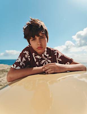 Pure Cotton Printed Shirt (6 - 16 Yrs)