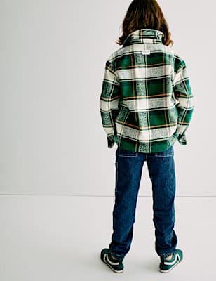 Pure Cotton Check Shirt (6-16 Yrs)