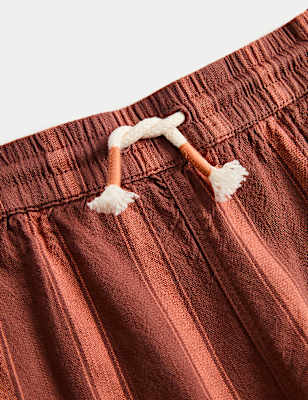 Cotton Rich Striped Shorts (6-16 Yrs)
