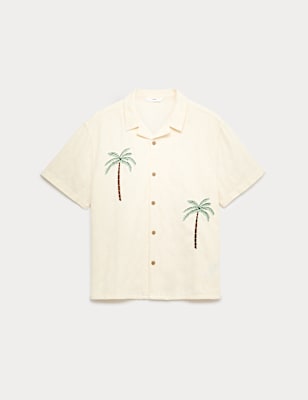 Pure Cotton Textured Shirt (6-16 Yrs)