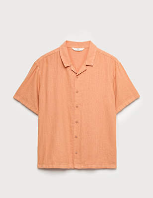 Linen Rich Plain Shirt (6-16 Yrs)
