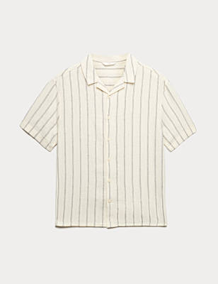 Linen Rich Striped Shirt (6-16 Yrs)