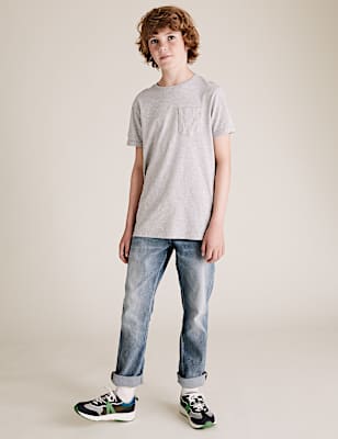 The Jones Slim Fit Cotton with Stretch Jeans (6-16 Yrs)