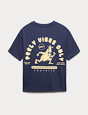 Pure Cotton Fortnite Graphic T-Shirt (6-16 Yrs)