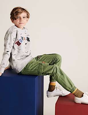 Harry Potter&trade; Pure Cotton Trousers (6-16 Yrs)
