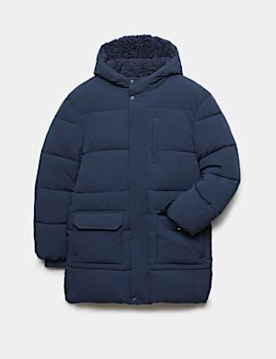 Stormwear Hooded Padded Longline Coat