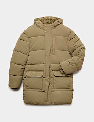 Stormwear Hooded Padded Longline Coat