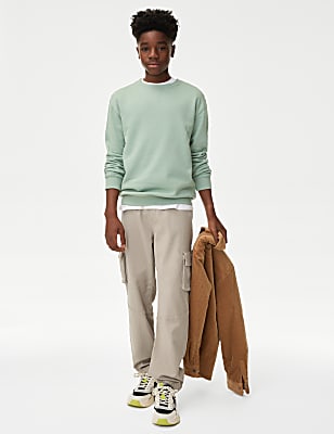 Cotton Rich Cargo Trousers (6-16 Yrs)