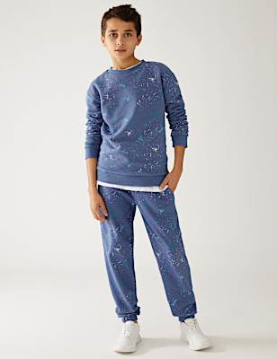 Cotton Rich Paint Splat Joggers