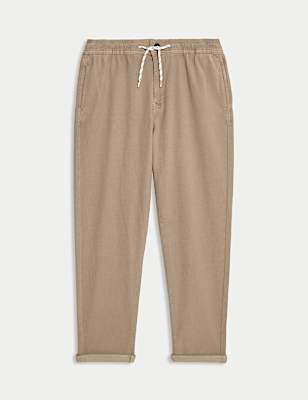 Relaxed Cotton Rich Skater Chinos