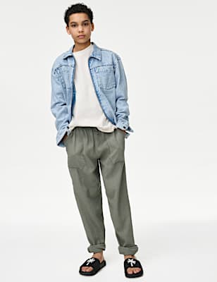 Linen Rich Trousers (6-16 Yrs)