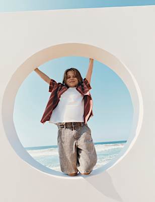 Denim Carpenter Shorts (6-16 Yrs)