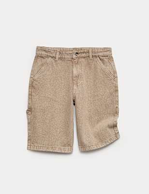 Denim Carpenter Shorts (6-16 Yrs)