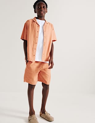 Linen Rich Shorts (6-16 Yrs)