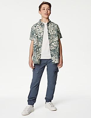 Pure Cotton Parrot Print Shirt