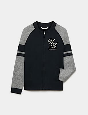 Knitted Bomber Style Cardigan (6-16 Yrs)