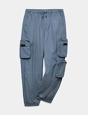 Pure Cotton Lined Cargo trousers (6-16 Yrs)