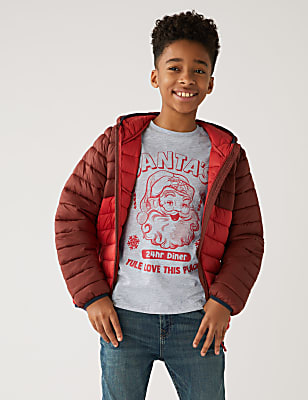 Cotton Rich Santa Print Top