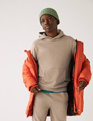 Cotton Hooded Sweatshirt