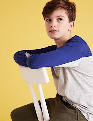 Organic Cotton Colour Block Top