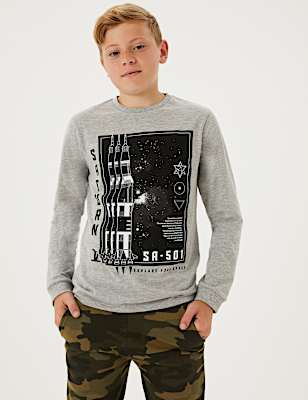 Pure Cotton Space Top (6-16 Yrs)