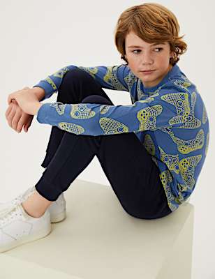 Pure Cotton Gaming Print Top (6-16 Yrs)