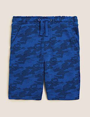 Cotton Rich Camouflage Shorts (6-16 Yrs)