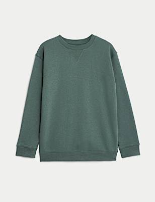 Cotton Rich Slogan Sweatshirt (6-16 Yrs)