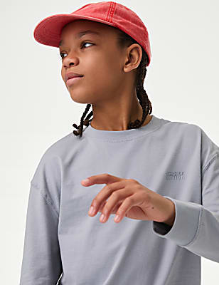Pure Cotton Slogan Top (6-16 Yrs)