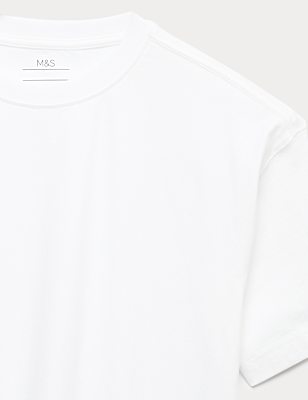 Pure Cotton Plain T-Shirt (6-16 Yrs)