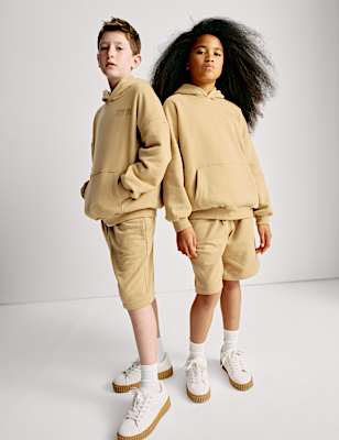 Cotton Rich Elasticated Waist Shorts (6-16 Yrs)