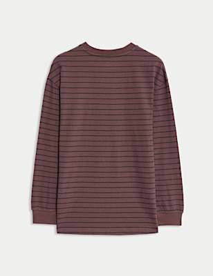 Pure Cotton Striped Top (6-16 Yrs)