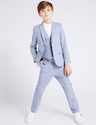 Blue Suit Trousers (3-16 Years)