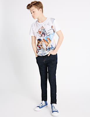 Skinny Leg Jeans with Stretch (3-14 Years)