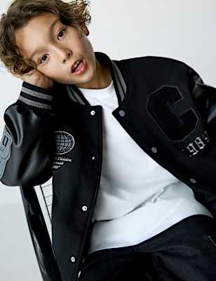 Varsity Bomber Jacket (6-16 Yrs)