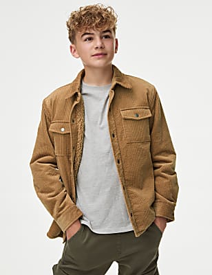 Cord Fleece Lined Shacket (6-16 Yrs)