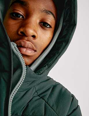 Hooded Padded Coat (6-16 Yrs)